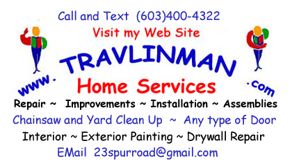 Travlinman Handyman Biz Card
